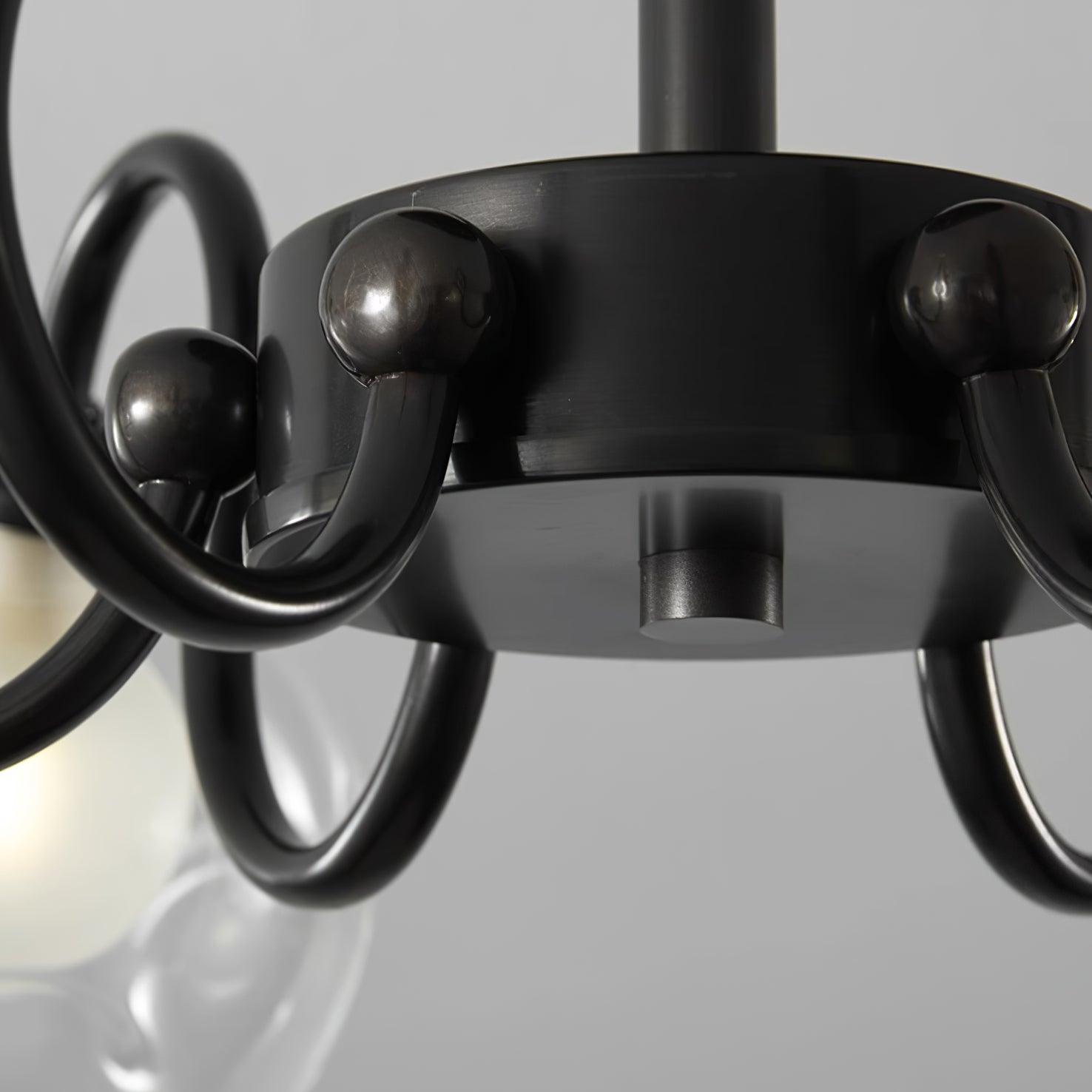 Orb Plafonnier Fleur Verre Globe Bras Moderne Salon - Neutralighting