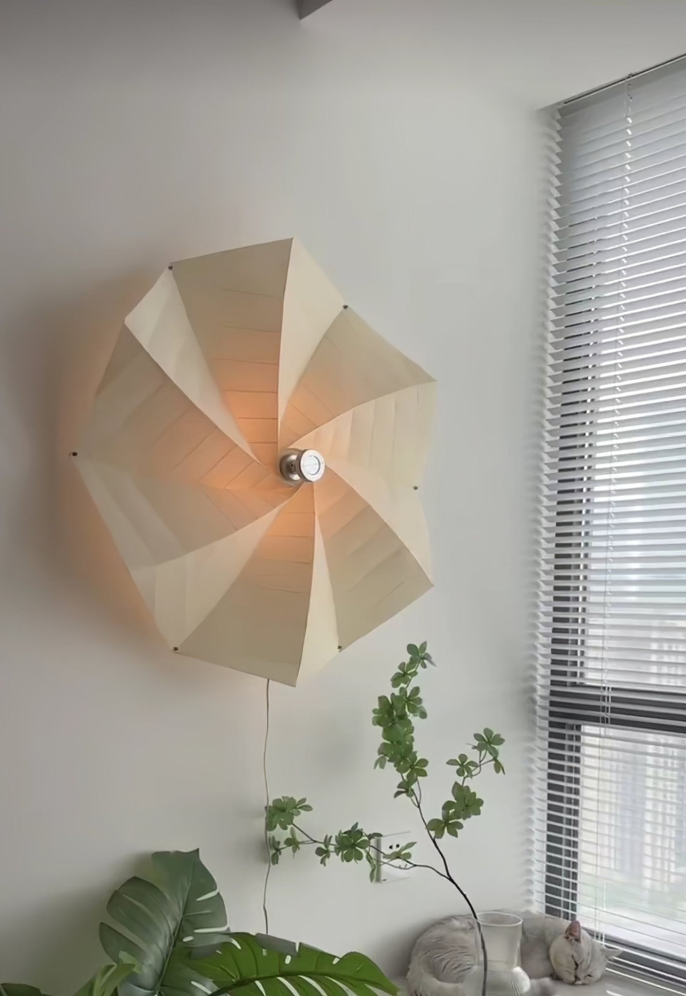 Vadorir Spiral Fabric Pendant Light - Neutralighting