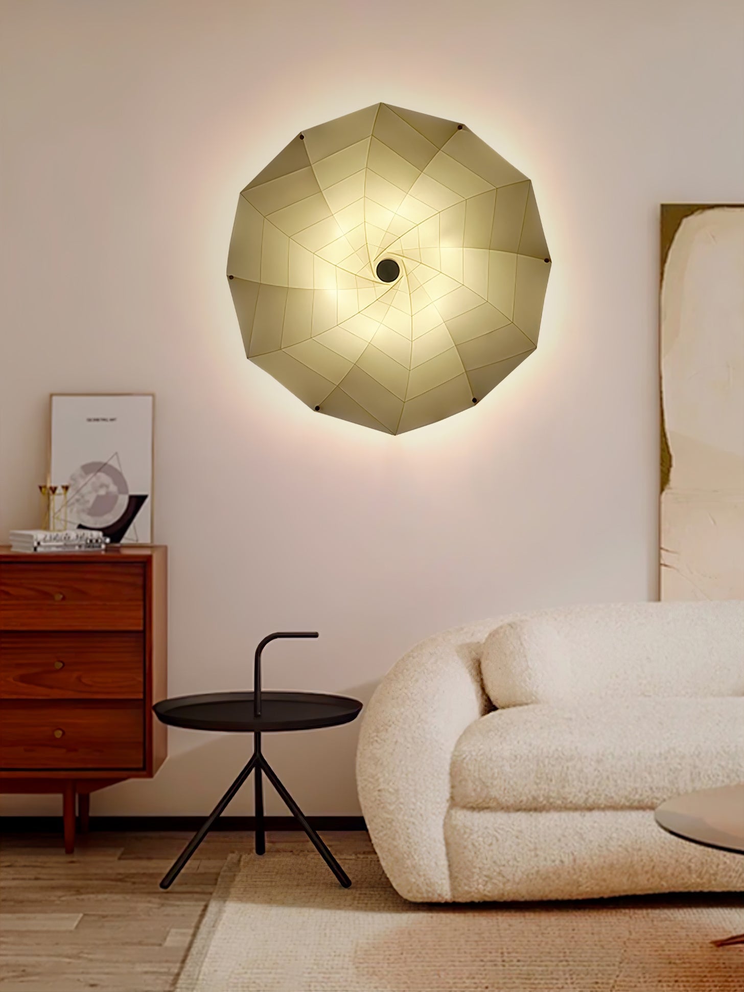 Vadorir Spiral Fabric Pendant Light - Neutralighting