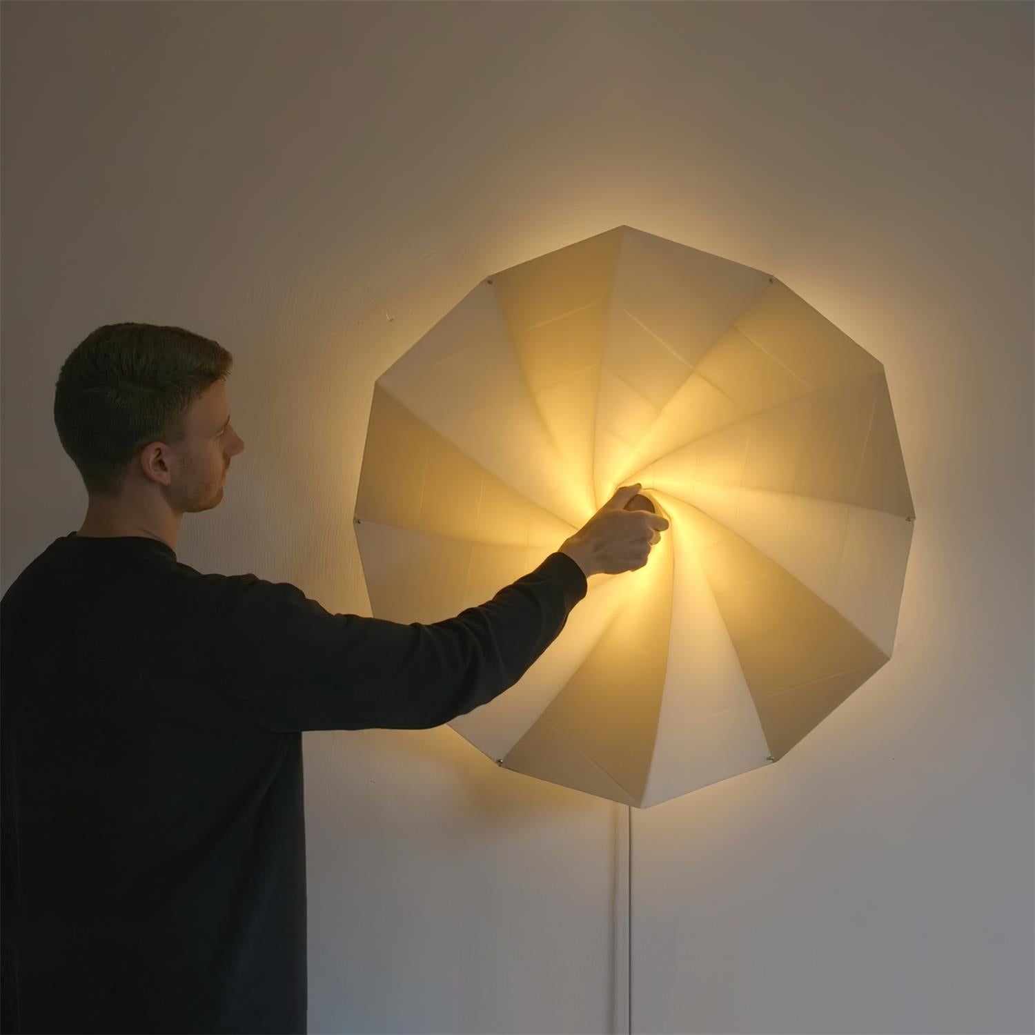 Echo Applique Murale Moderne LED Abat-jour Spiralé - Neutralighting