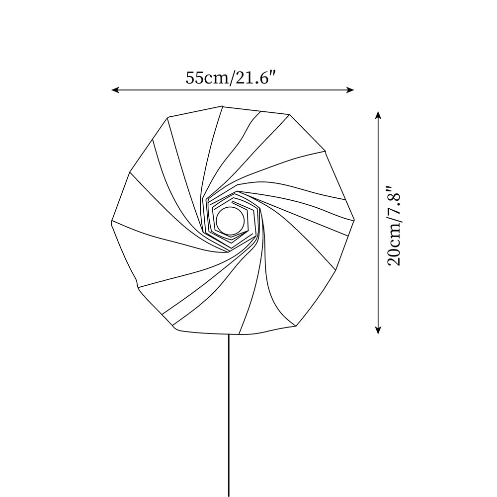 Echo Applique Murale Moderne LED Abat-jour Spiralé - Neutralighting