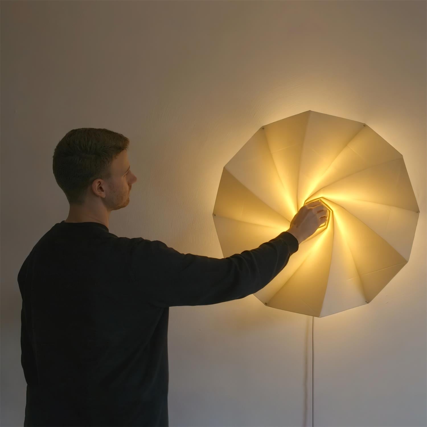 Echo Applique Murale Moderne LED Abat-jour Spiralé - Neutralighting