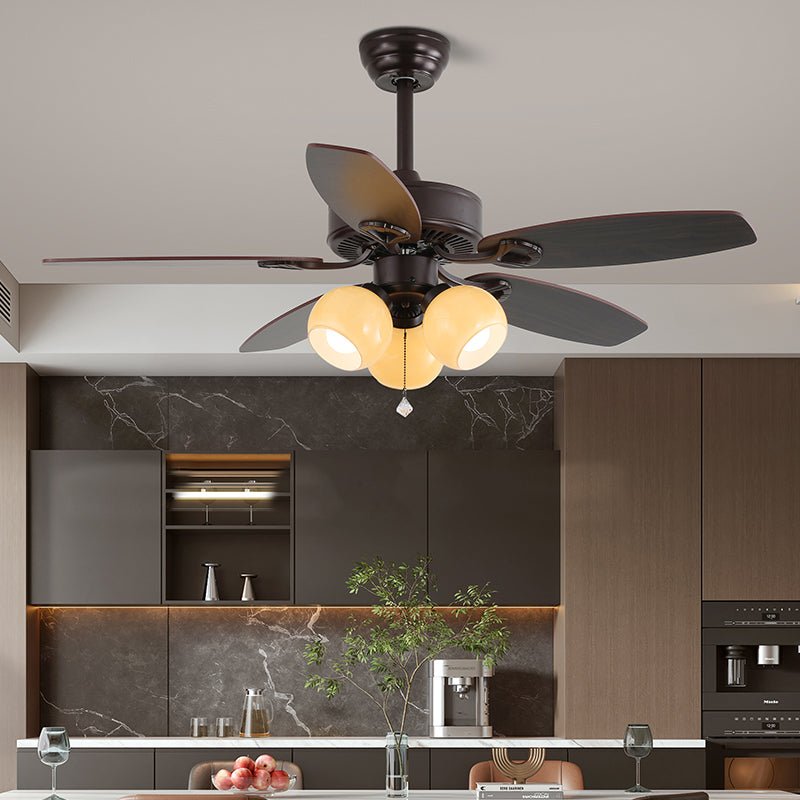 Plafonnier Ventilateur Vintage Elora, Modèle G
