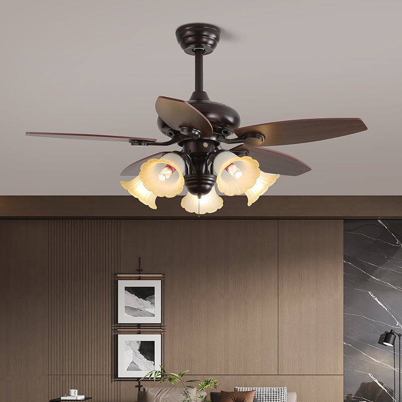 Plafonnier Ventilateur Vintage Elora, Modèle B