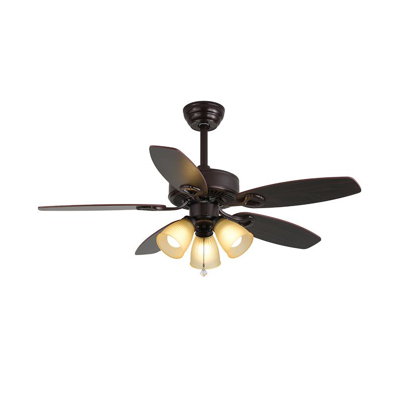 Plafonnier Ventilateur Vintage Elora, avec télécommande portable