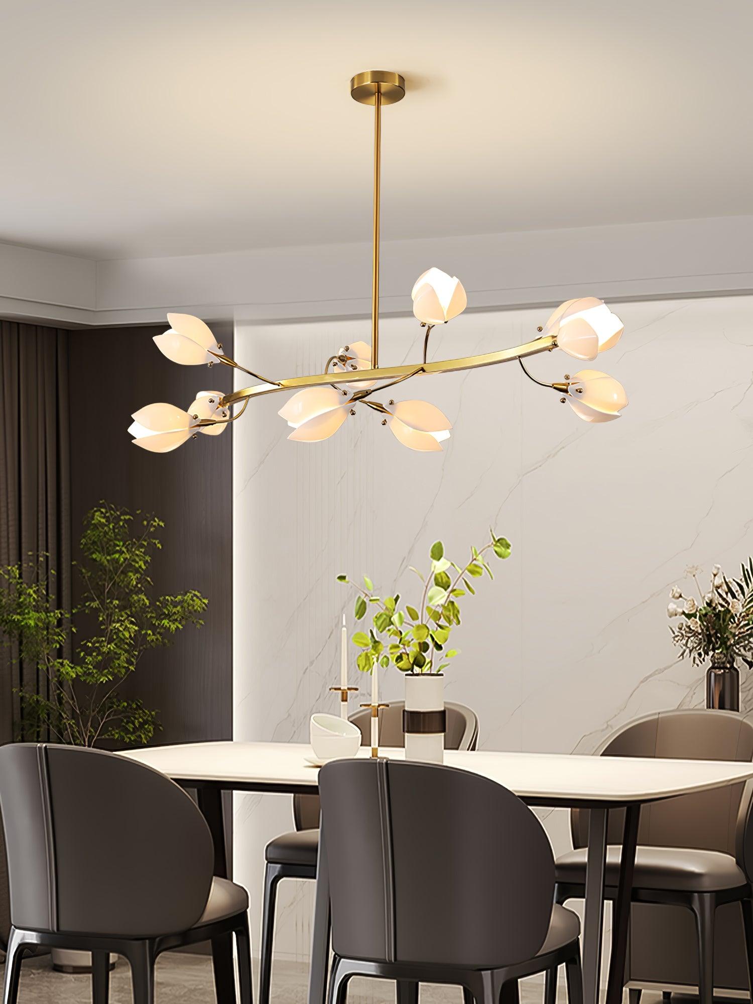 Porcelain Chandelier en Céramique Élégance Premium - Neutralighting