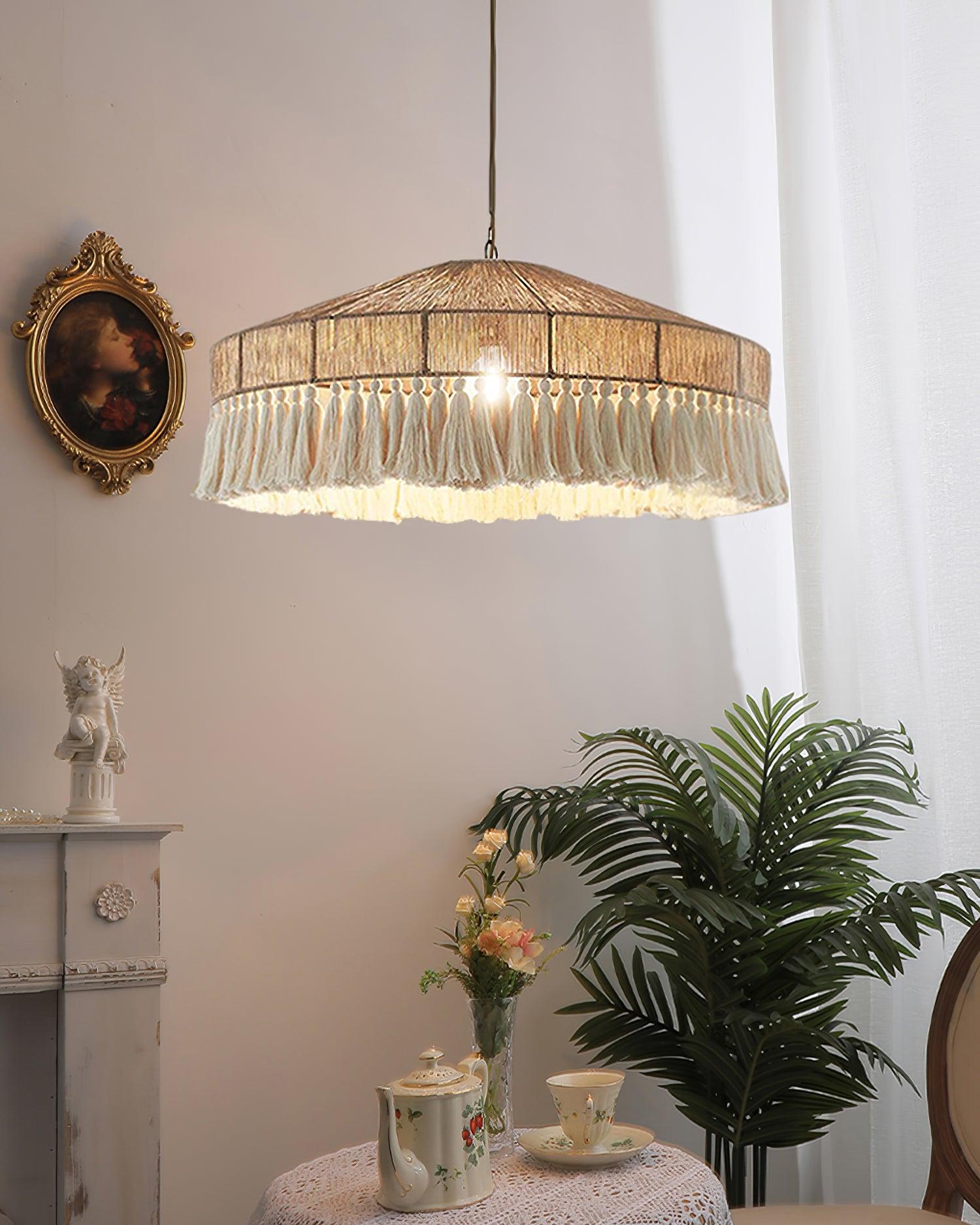 Duvia Lustra Lustre Bohème à Franges Élégant - Neutralighting