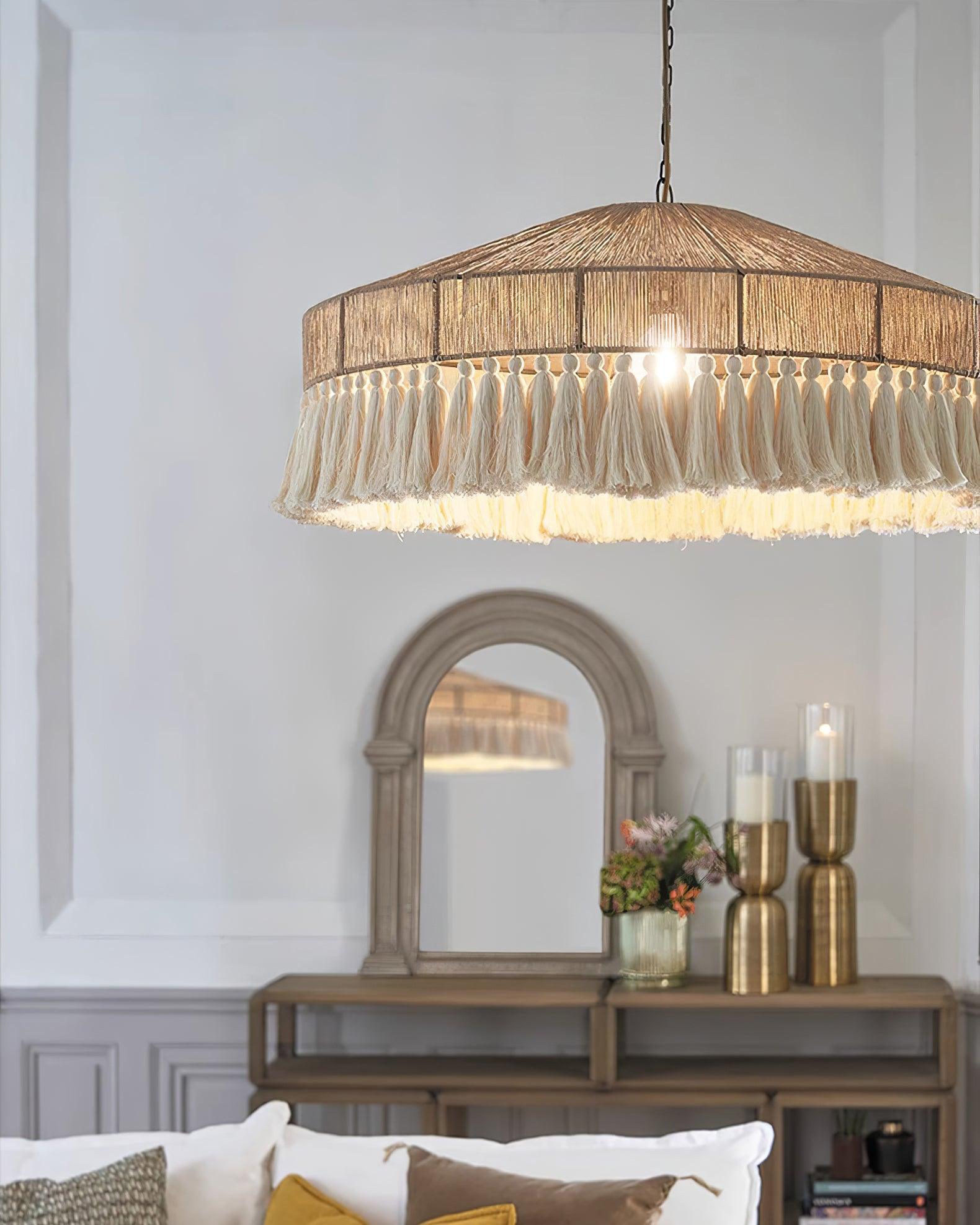 Duvia Lustra Lustre Bohème à Franges Élégant - Neutralighting