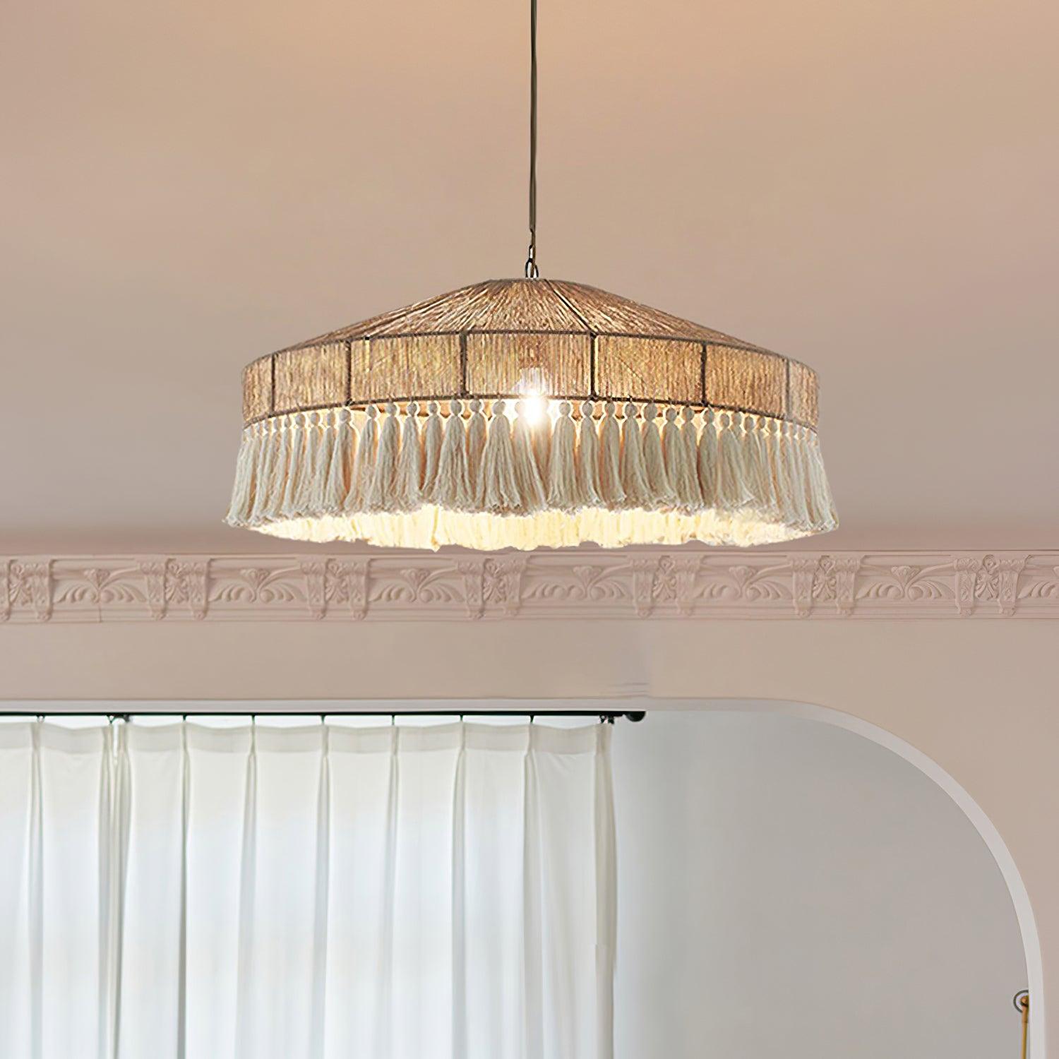 Duvia Lustra Lustre Bohème à Franges Élégant - Neutralighting