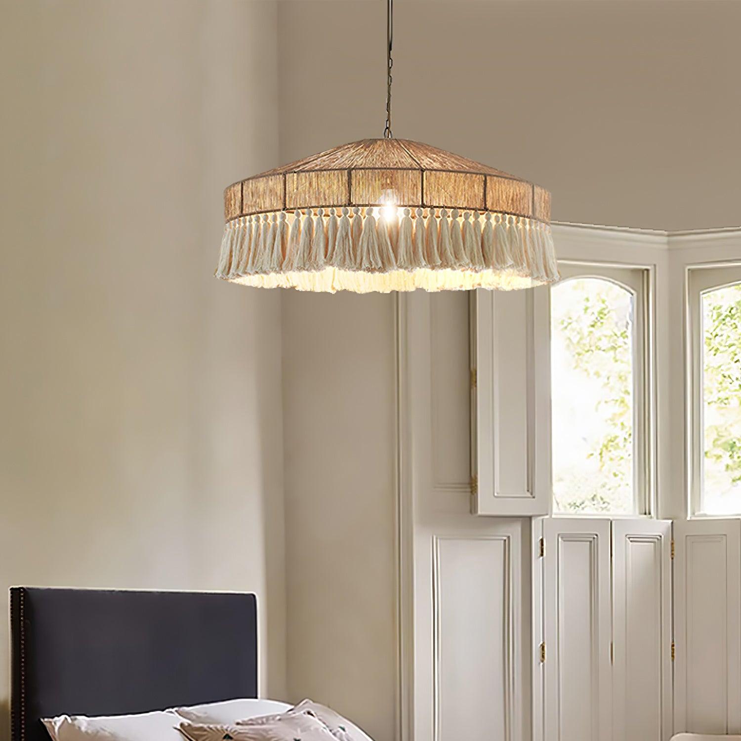 Duvia Lustra Lustre Bohème à Franges Élégant - Neutralighting
