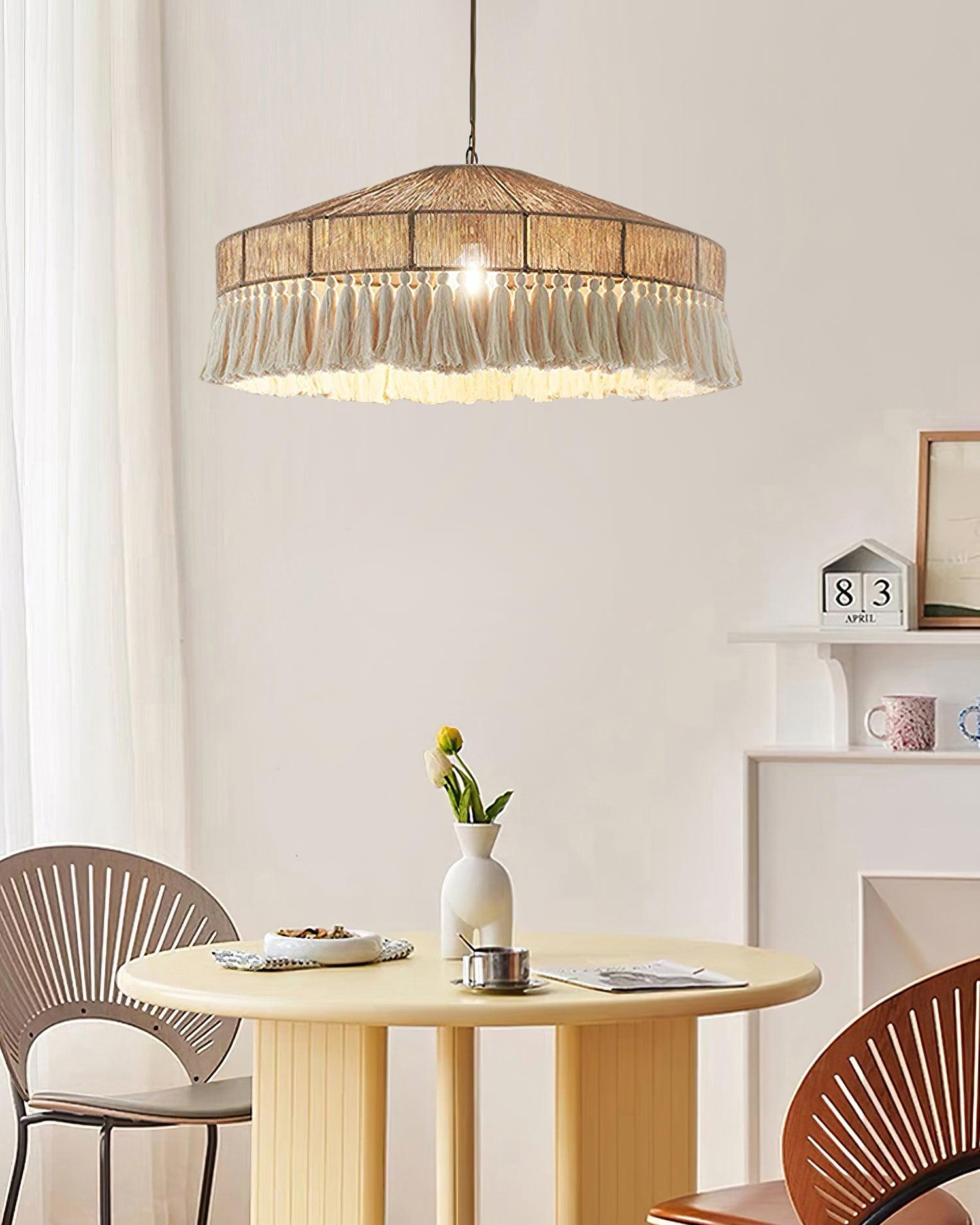 Duvia Lustra Lustre Bohème à Franges Élégant - Neutralighting