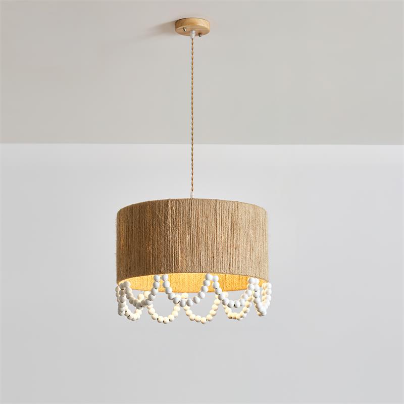 Boho Dona Suspension Naturel Frange Organique - Neutralighting