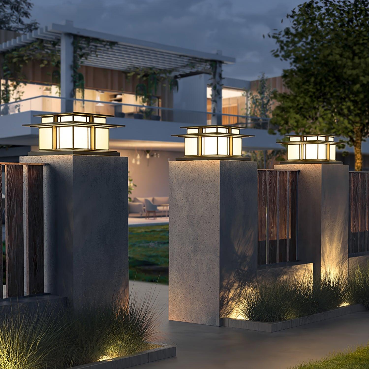 Milo Luminaire Extérieur sur Pilier Solaire / Câblé - Neutralighting