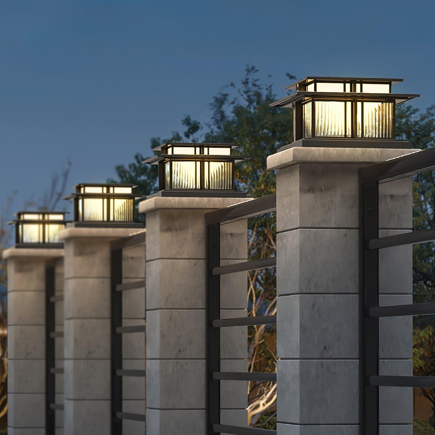 Milo Luminaire Extérieur sur Pilier Solaire / Câblé - Neutralighting