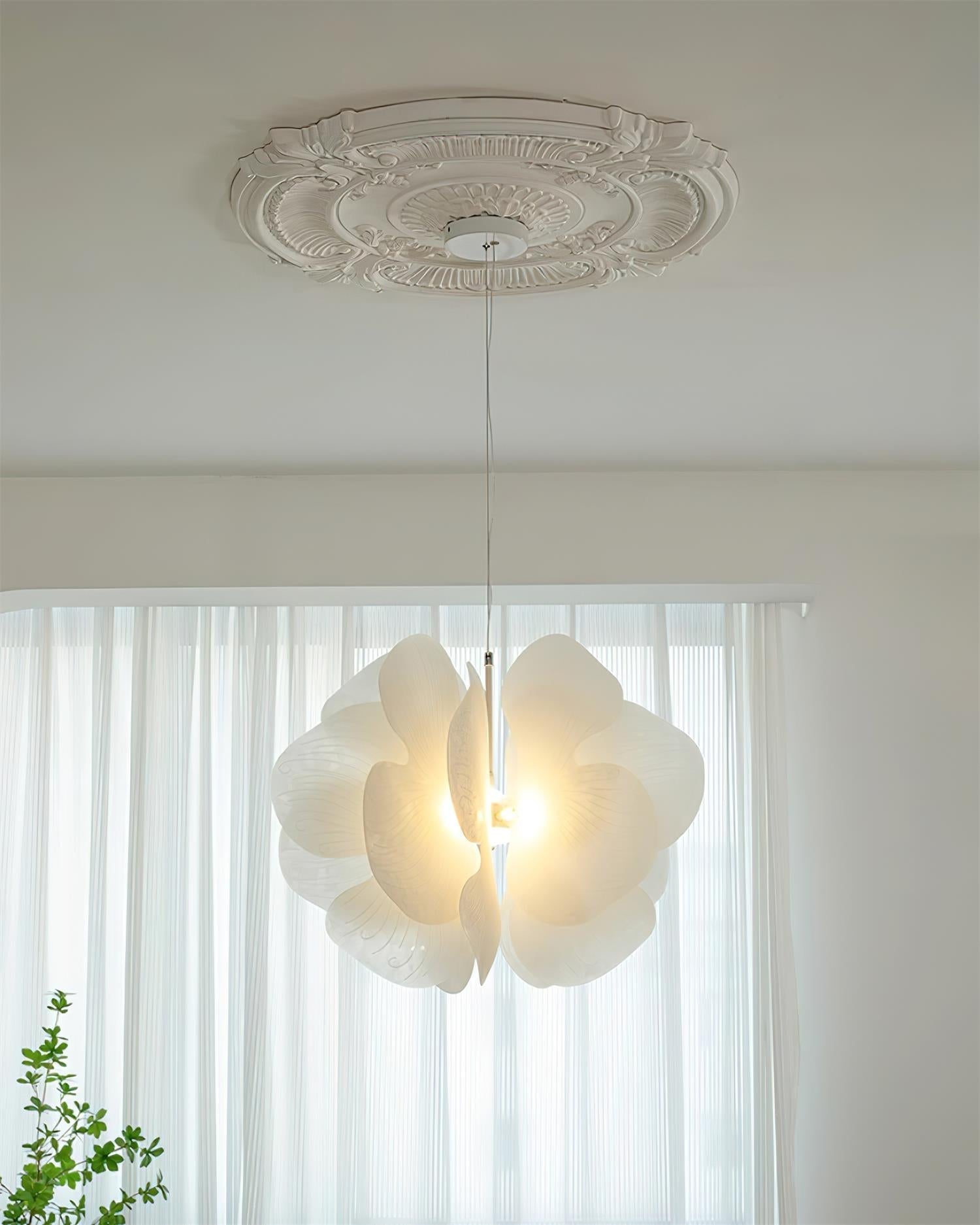 Bolide Suspension Pétale Florale Organique - Neutralighting