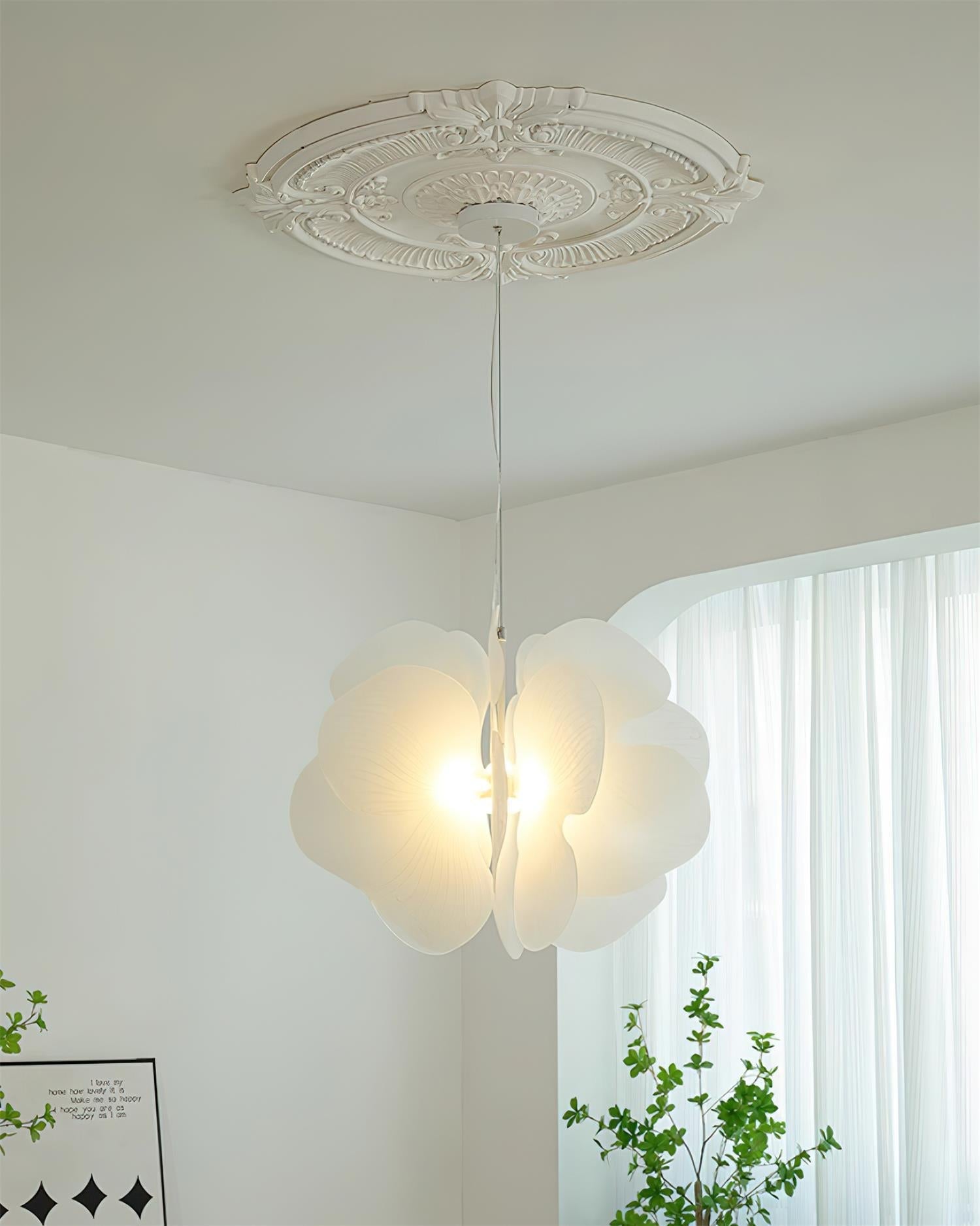 Bolide Suspension Pétale Florale Organique - Neutralighting