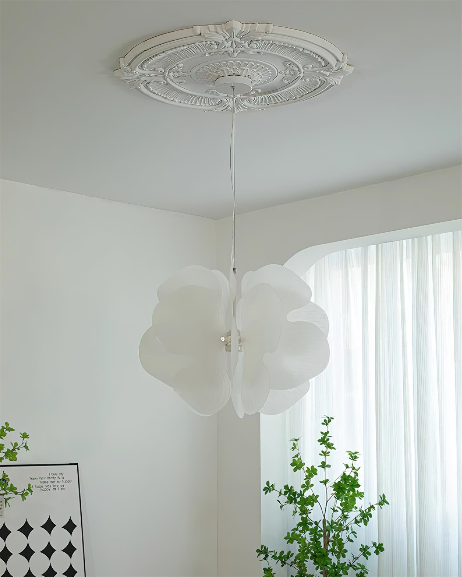 Bolide Suspension Pétale Florale Organique - Neutralighting