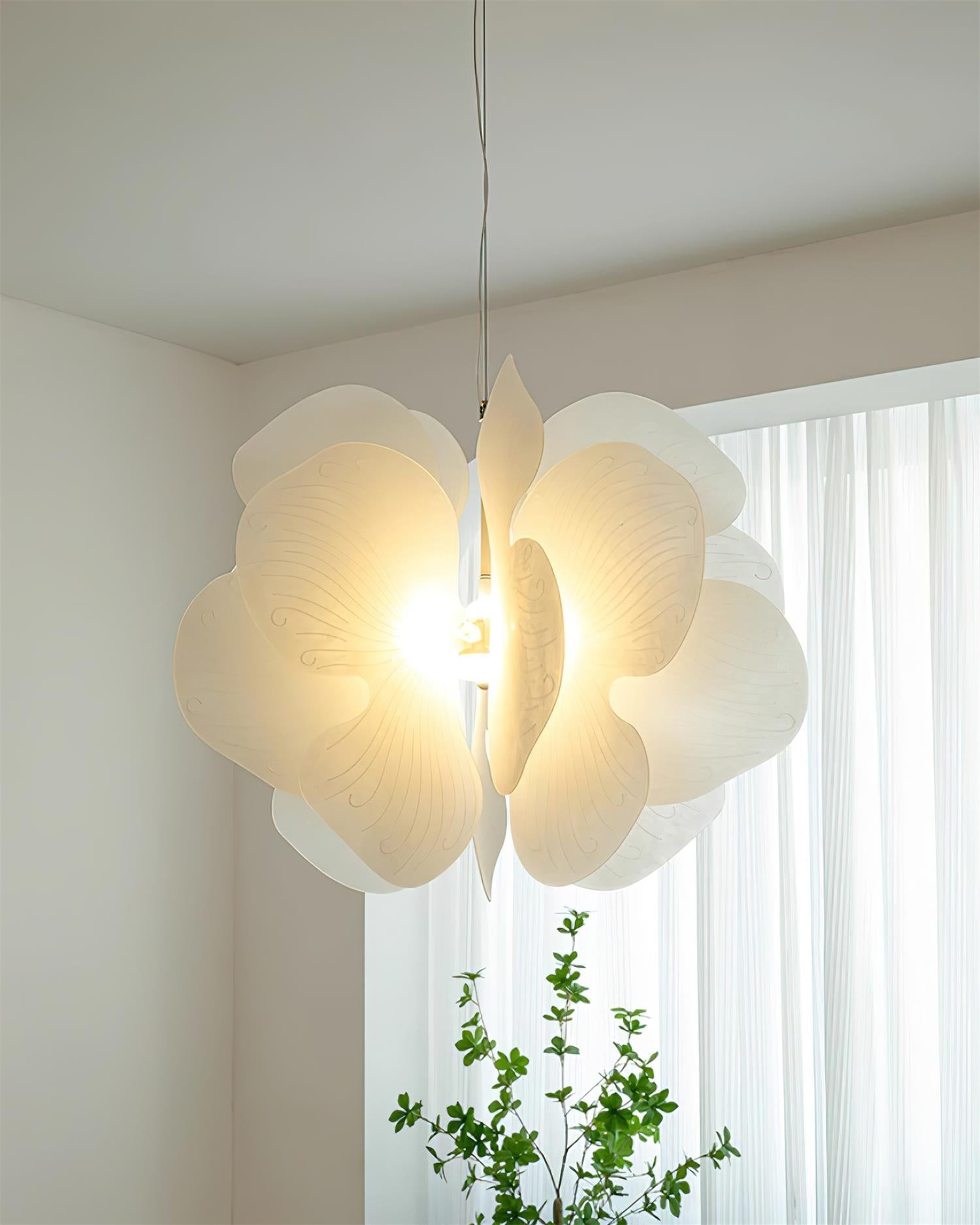 Bolide Suspension Pétale Florale Organique - Neutralighting