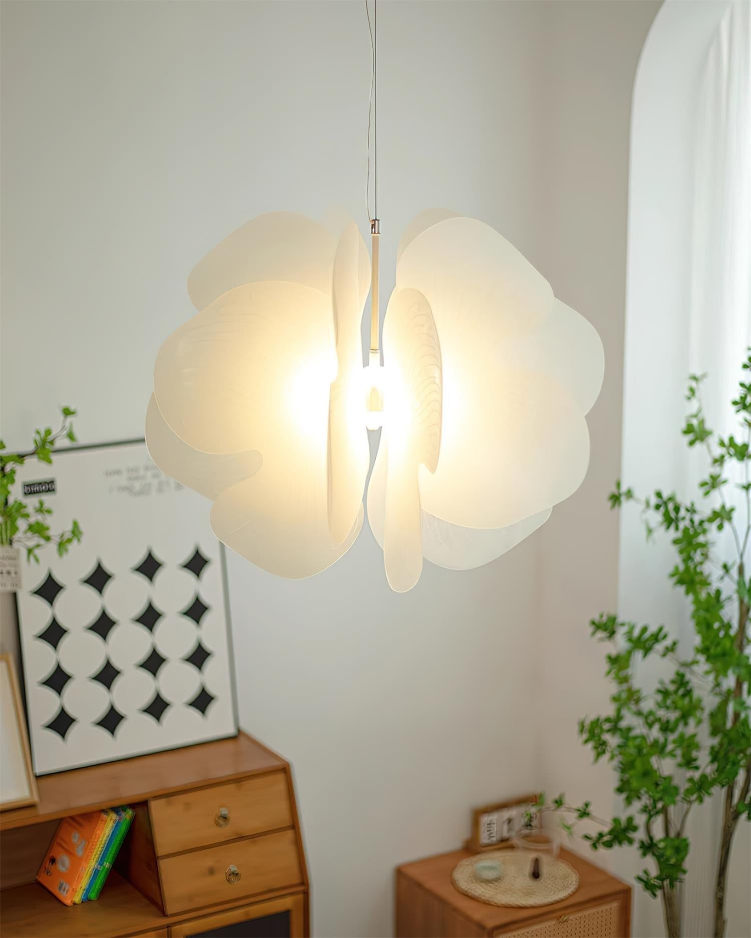 Bolide Suspension Pétale Florale Organique - Neutralighting