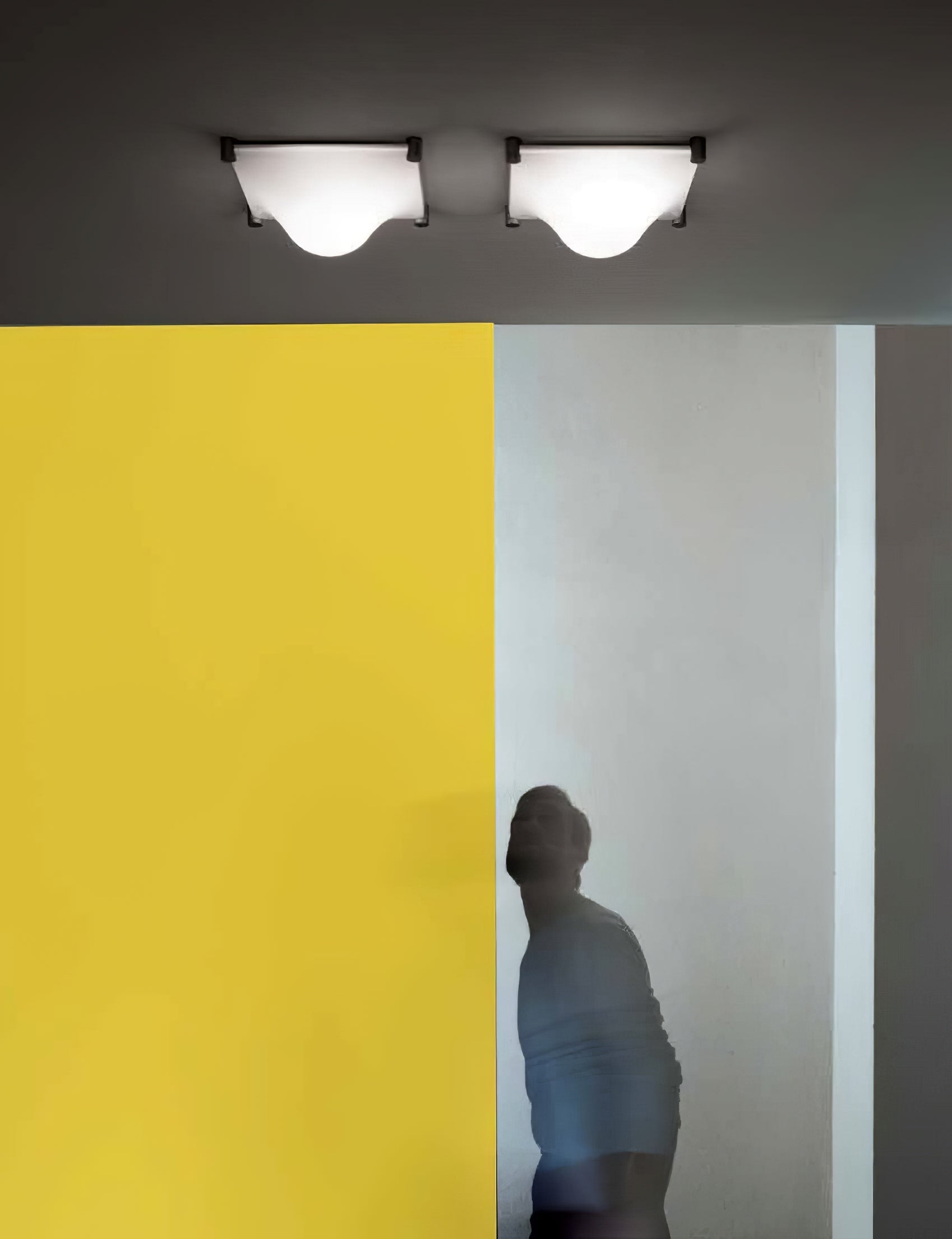 Bolla Lustre Plafonnier Blanc Doux Courbes Élégant - Neutralighting