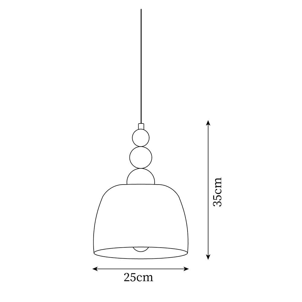 Pavine Colorful Beaded Plug-In Pendant Lamp - Letslighting