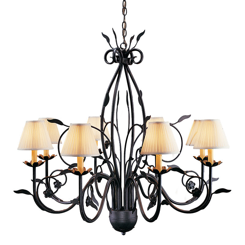 Gloruvyj Individuel Créativité Laiton Tissu Lustre - Neutralighting