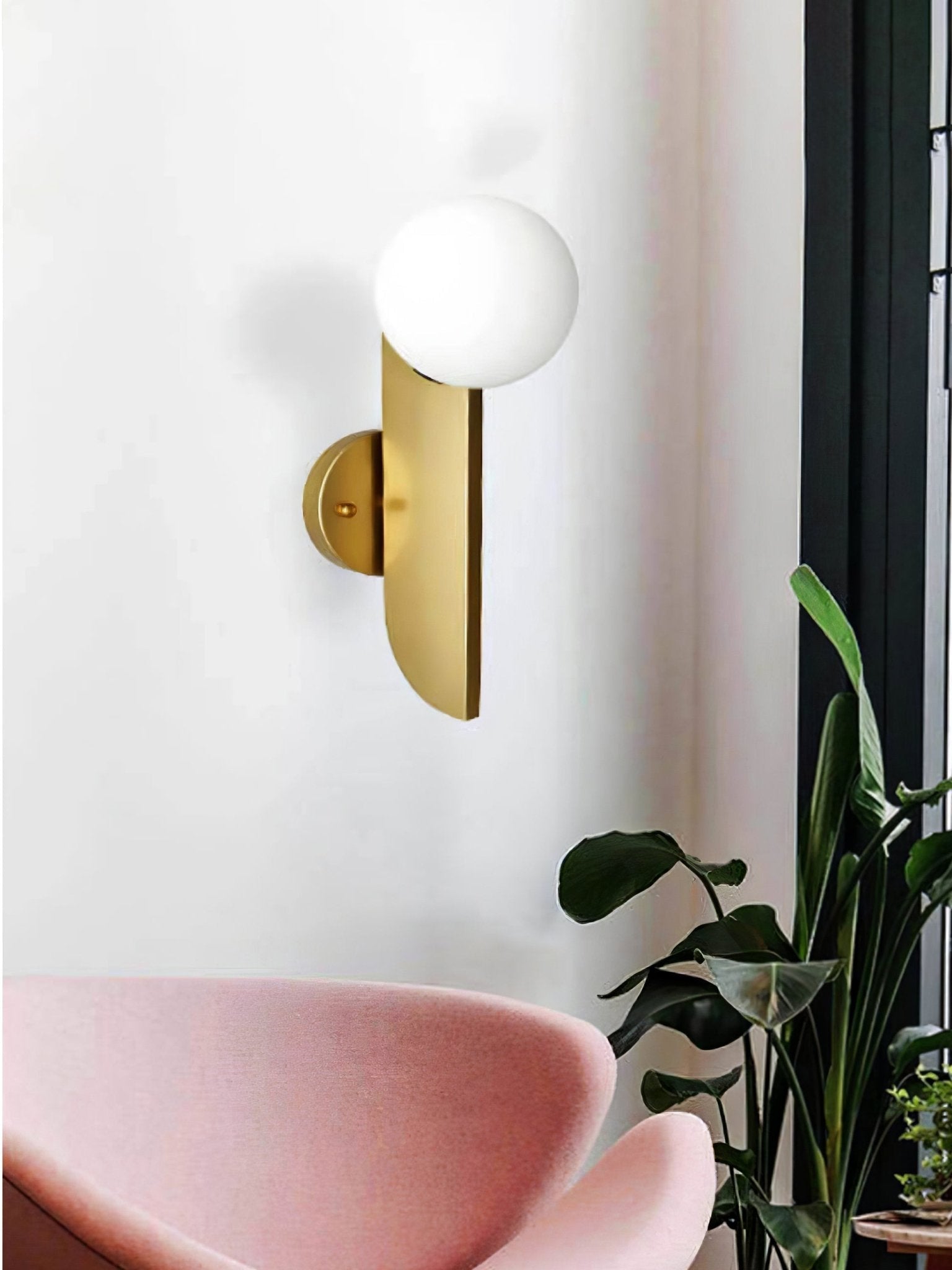 Lustra Applique Murale Globe en Verre Sculptural - Neutralighting