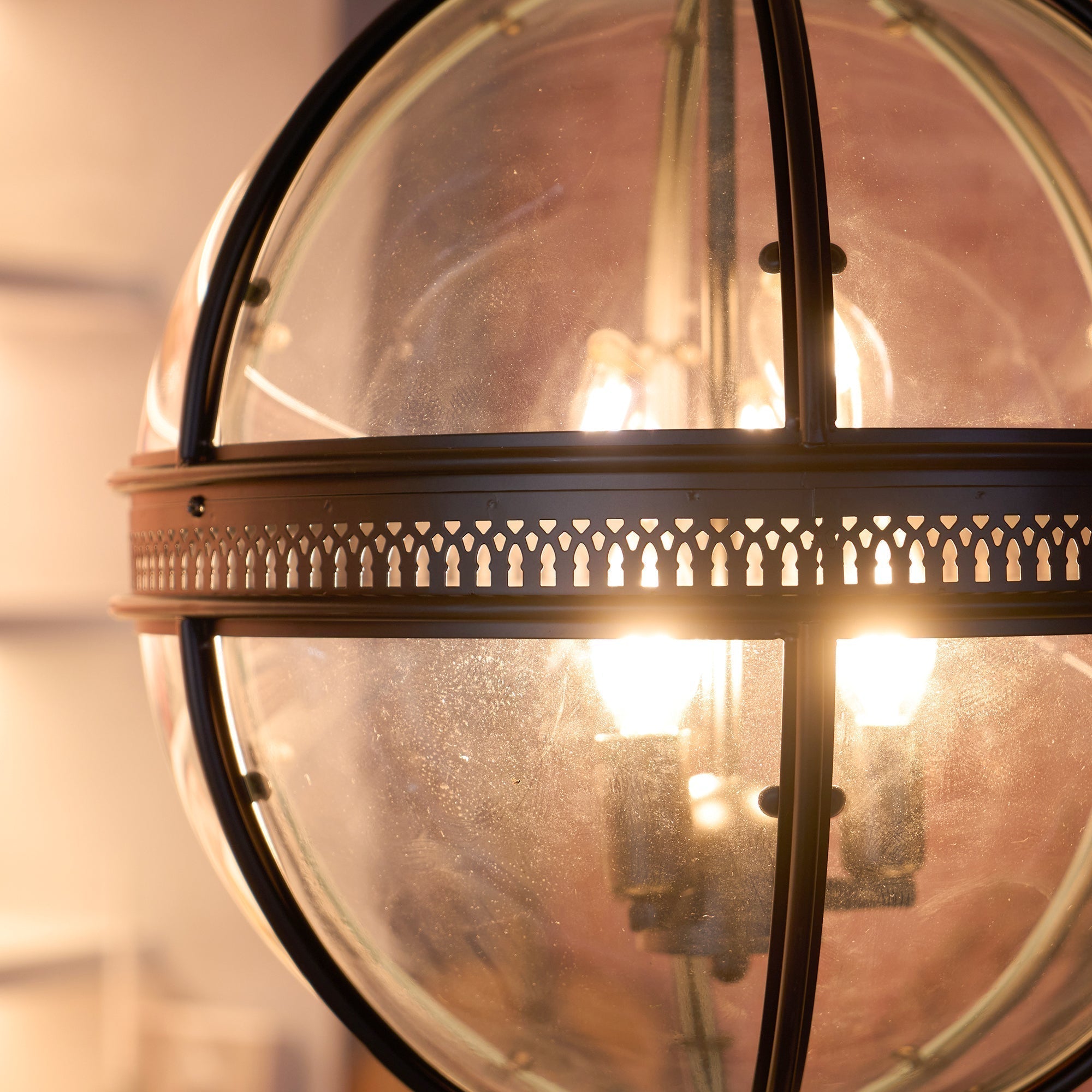Edward Suspension Rétro en Verre - Neutralighting