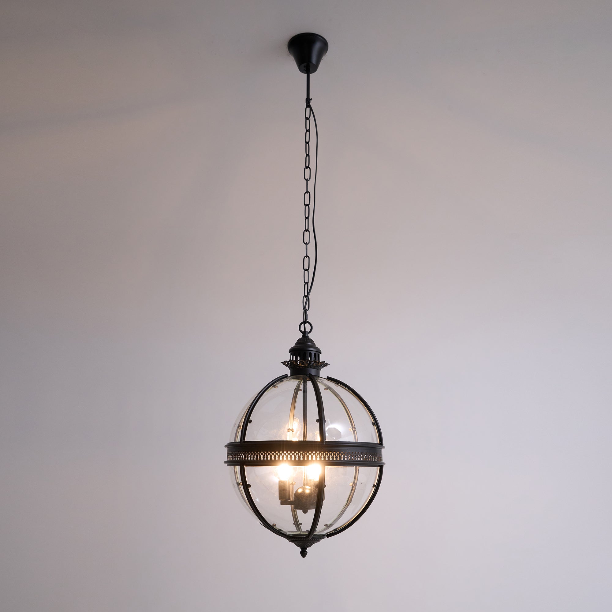 Edward Suspension Rétro en Verre - Neutralighting