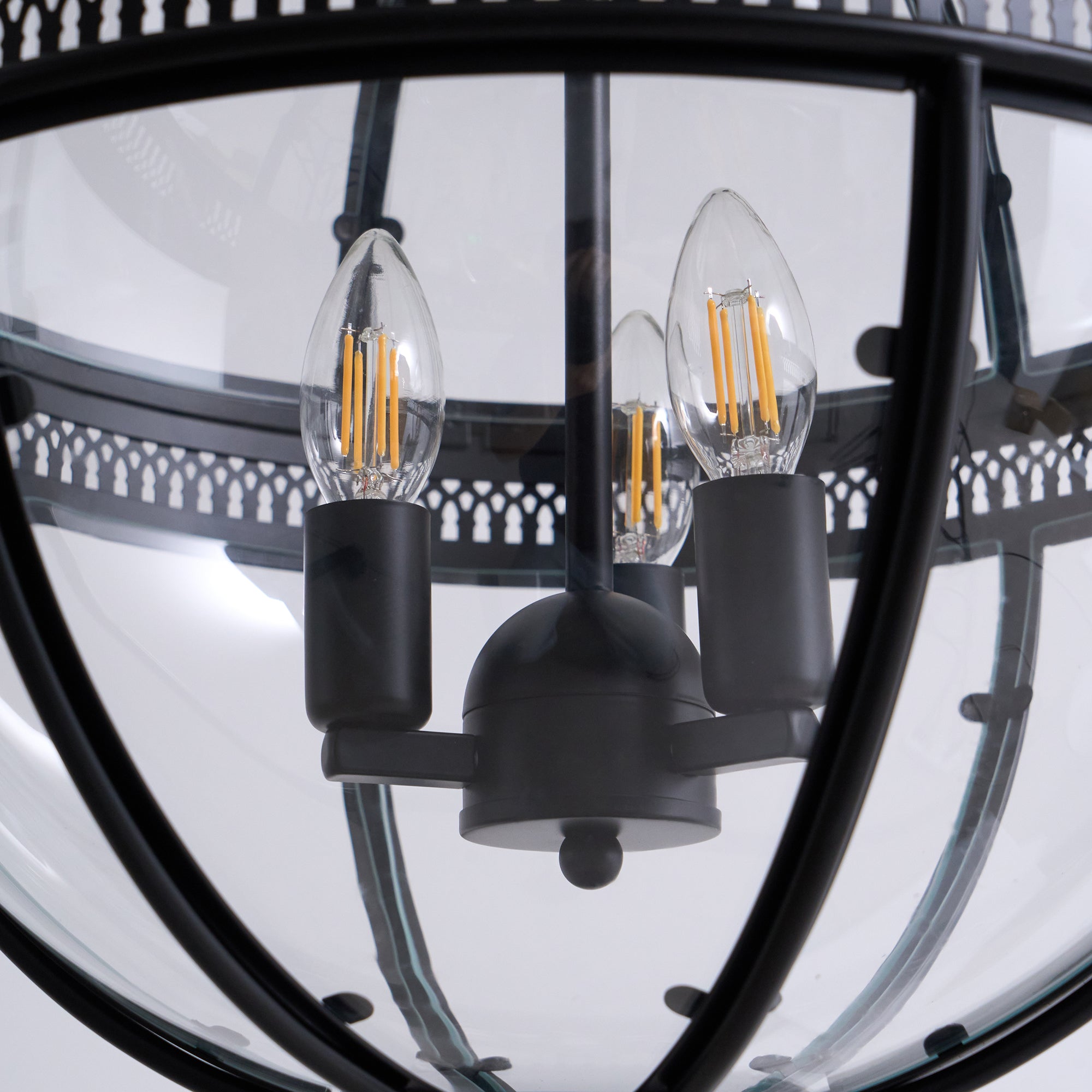 Edward Suspension Rétro en Verre - Neutralighting