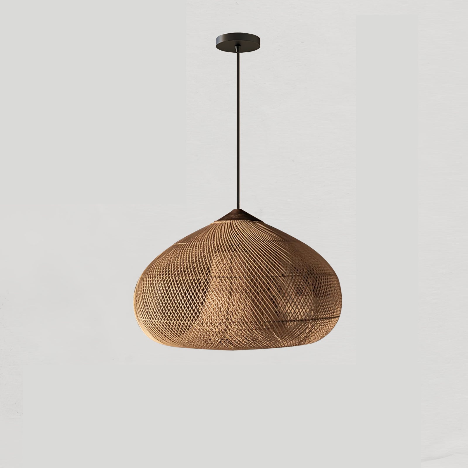 Evelyn Suspension en Rotin Tressé pour Salon - Neutralighting