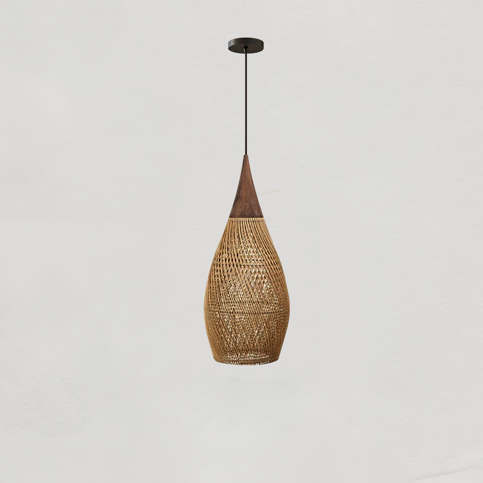 Evelyn Suspension en Rotin Tressé pour Salon - Neutralighting