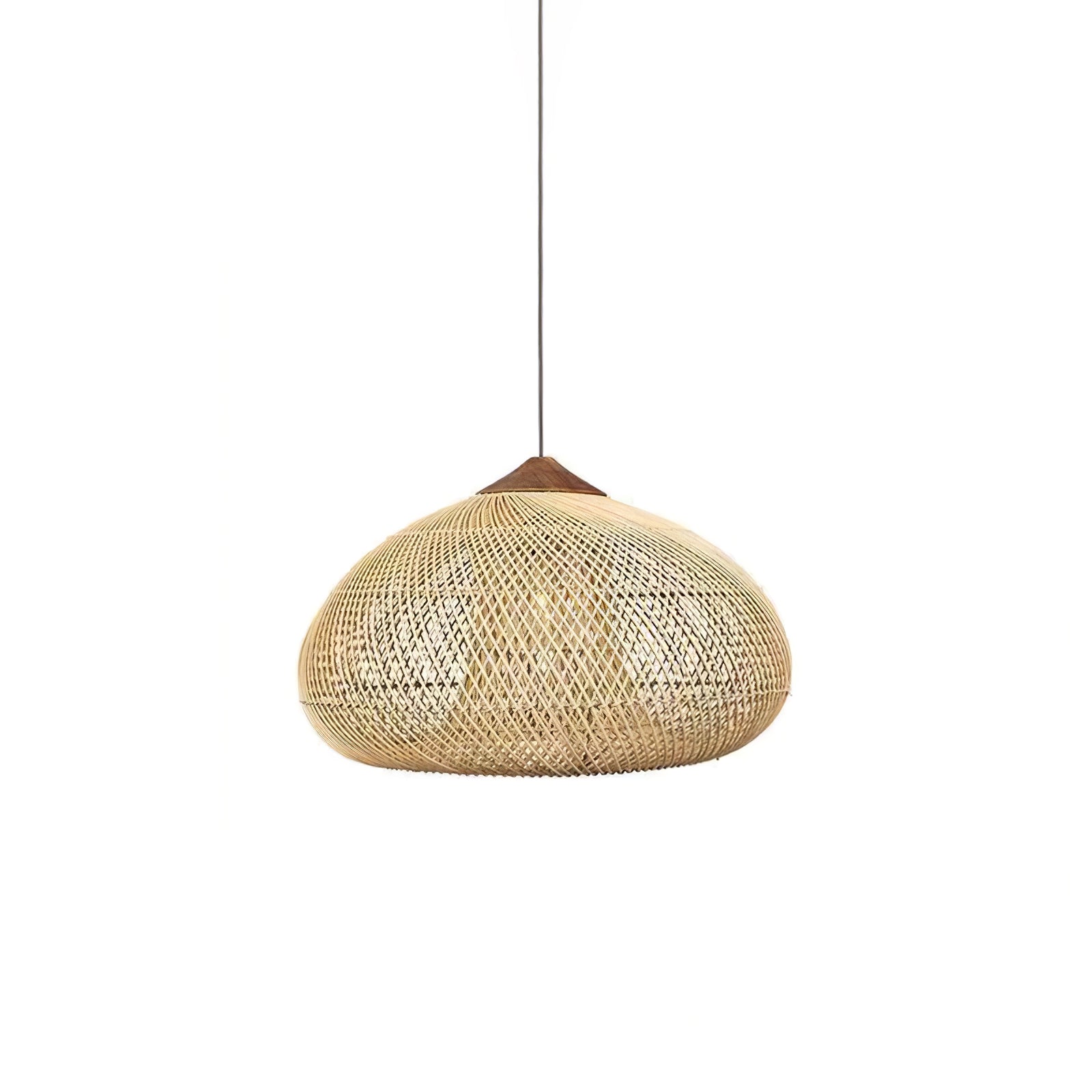 Evelyn Suspension en Rotin Tressé pour Salon - Neutralighting
