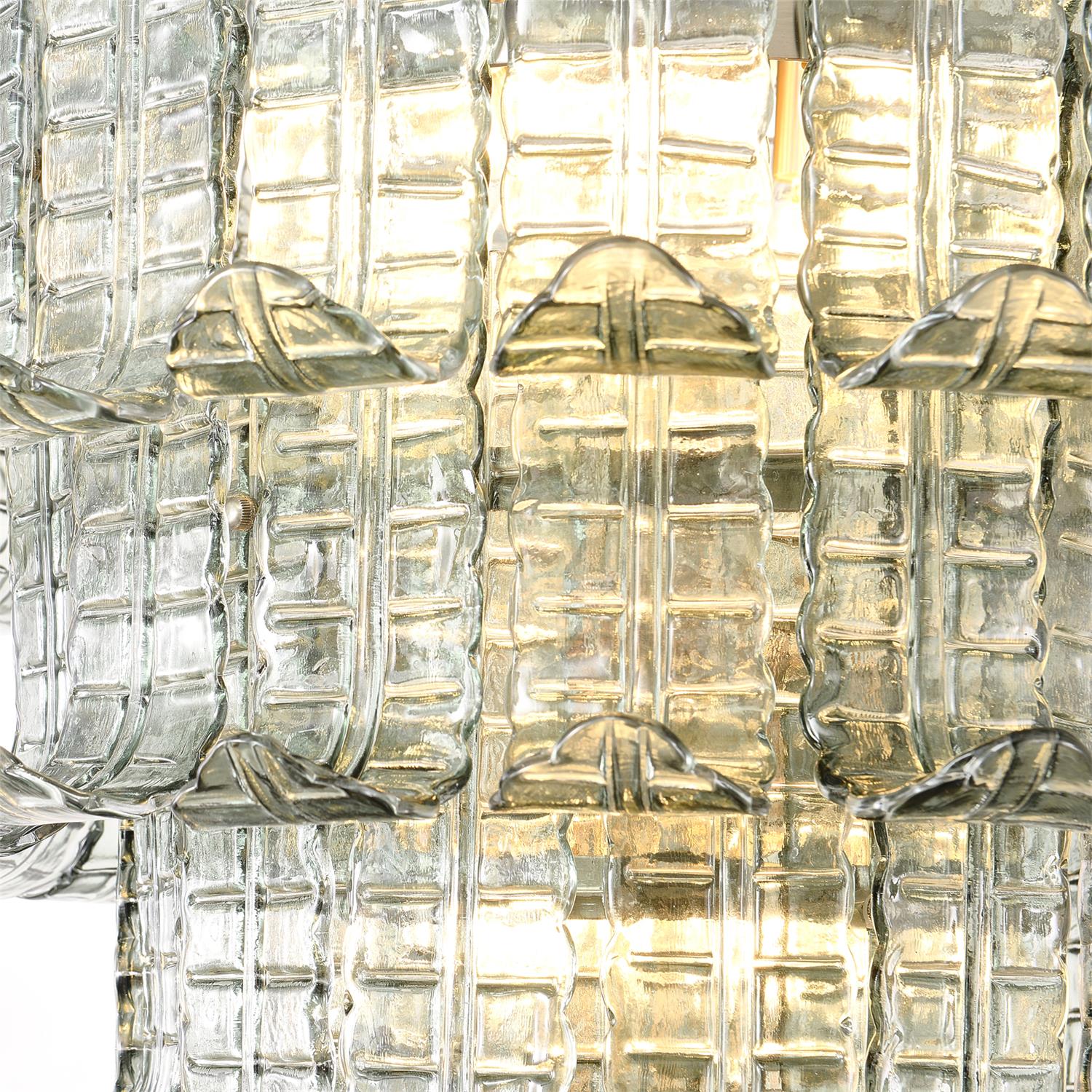 Brasher Lustre en Verre de Murano à Plusieurs Niveaux élégant - Neutralighting