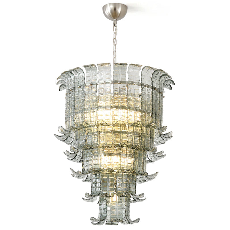 Brasher Lustre en Verre de Murano à Plusieurs Niveaux élégant - Neutralighting