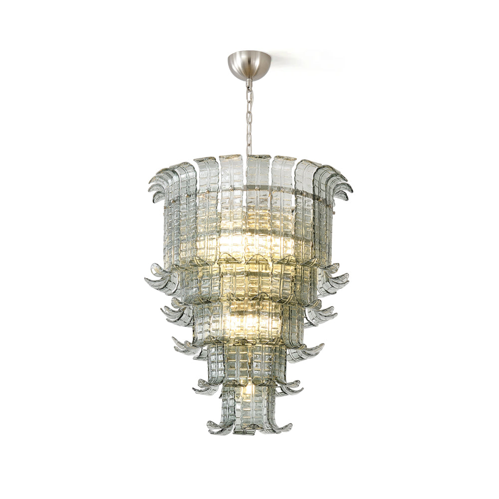 Brasher Lustre en Verre de Murano à Plusieurs Niveaux élégant - Neutralighting