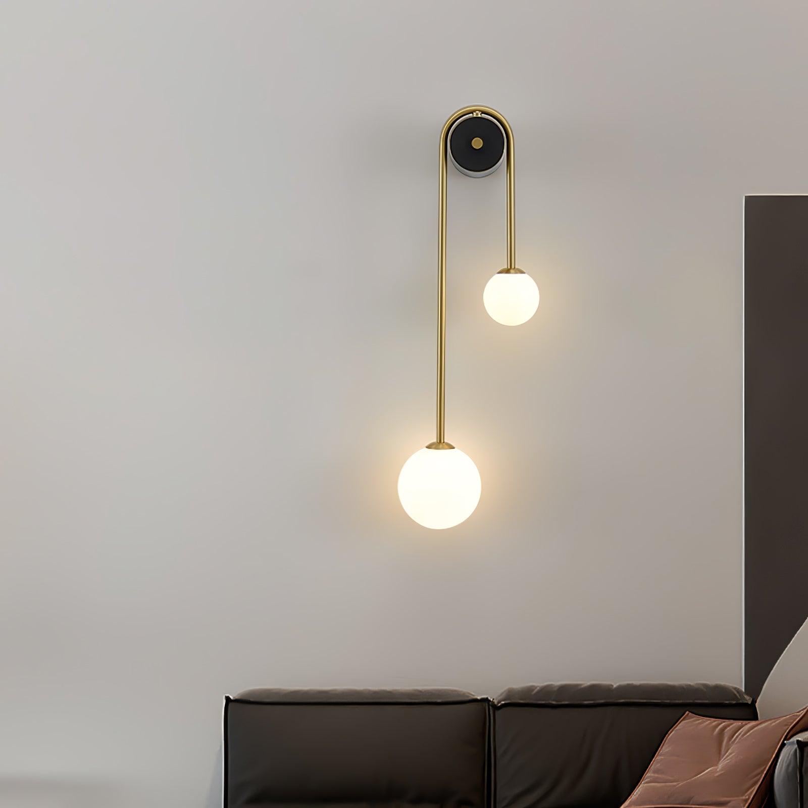 Elaro Applique Murale Arc en Laiton - Neutralighting
