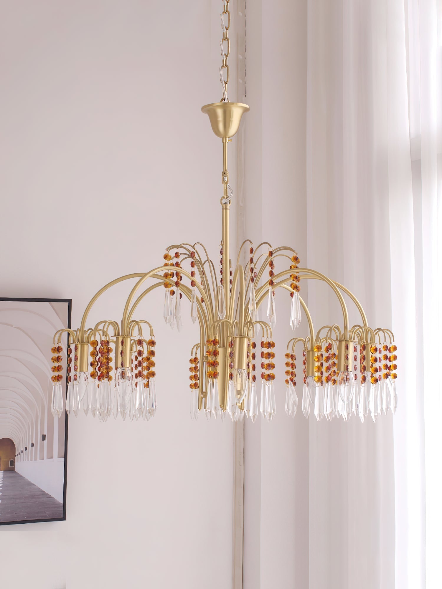 Voyant Prime Luxe Bougie Cristal Lustre - Neutralighting