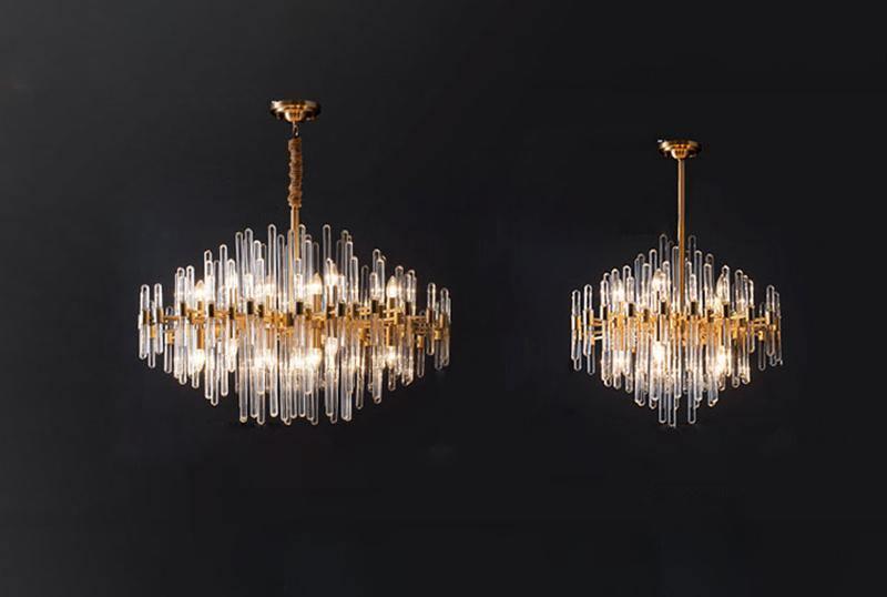 Solara Chandelier en Laiton Antique de Luxe - Neutralighting