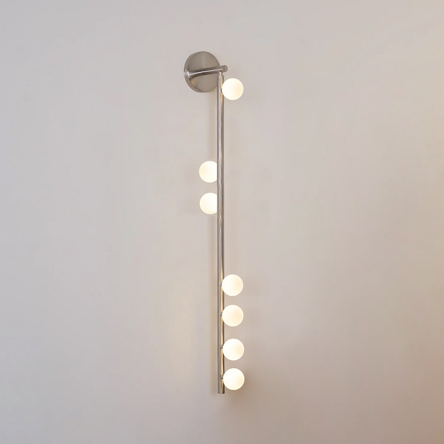 Pamela Tube Plug-in Brass Glass Wall Lamp - Neutralighting