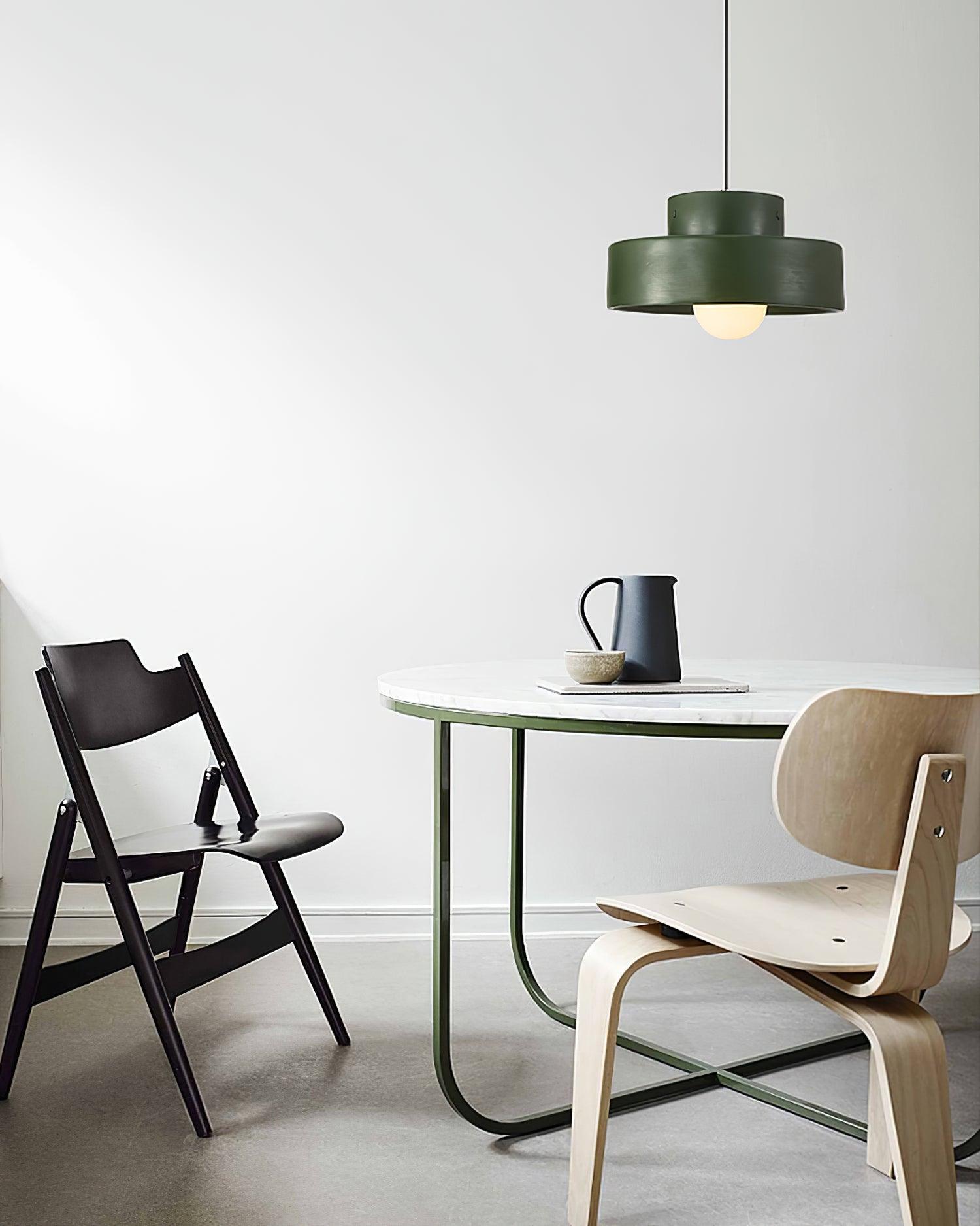 Bray Pendant Lamp Double Layers Resin - Letslighting