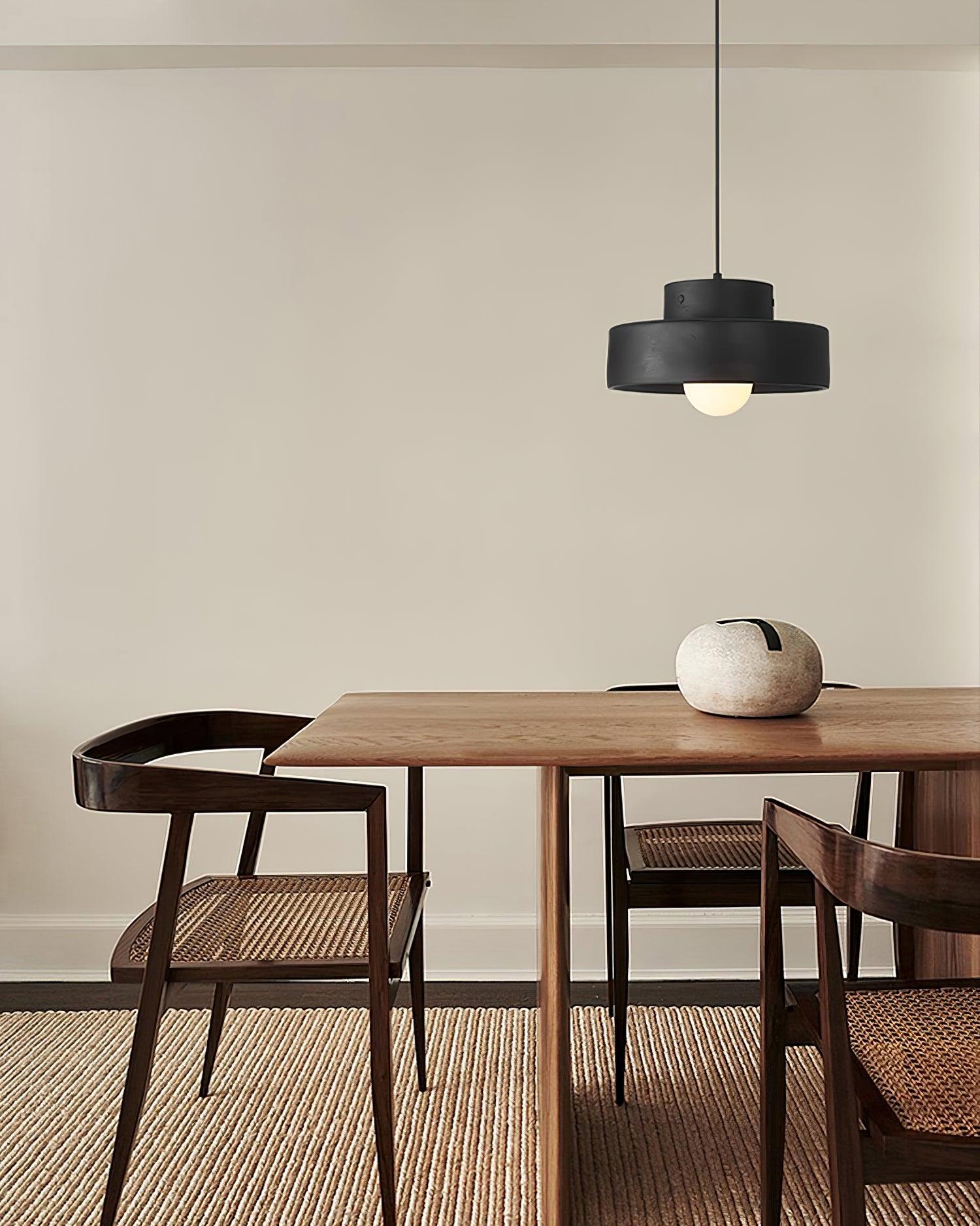 Bray Pendant Lamp Double Layers Resin - Letslighting