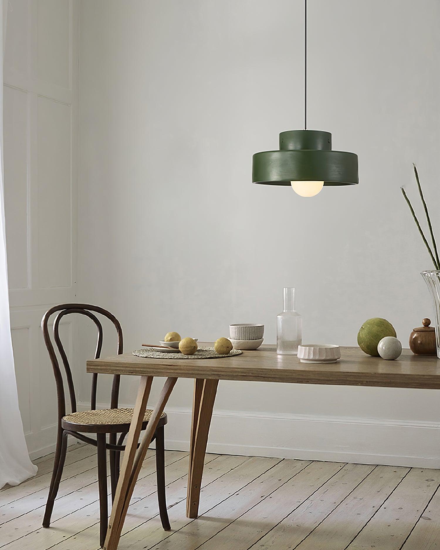 Bray Pendant Lamp Double Layers Resin - Letslighting