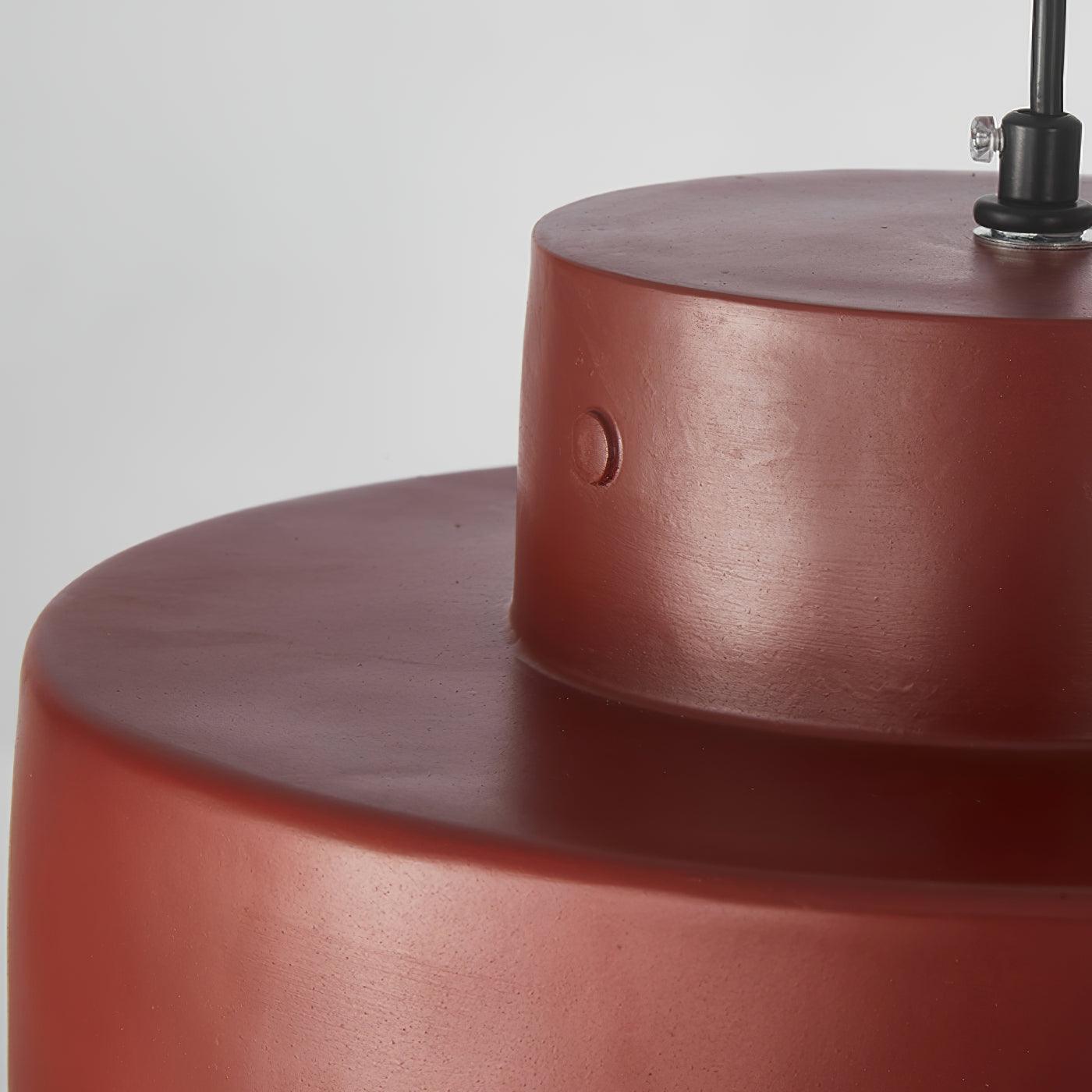 Bray Pendant Lamp Double Layers Resin - Letslighting