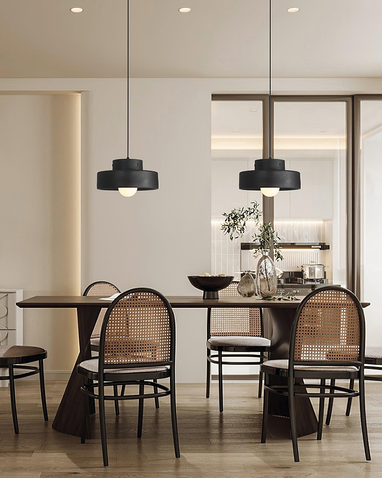 Bray Pendant Lamp Double Layers Resin - Letslighting