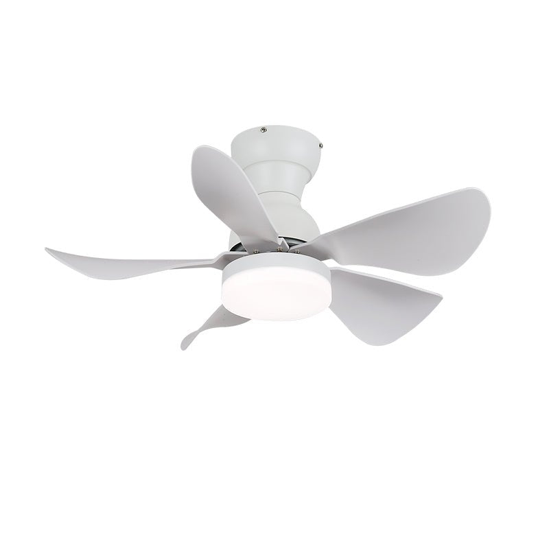 Ventilateur de plafond Callen en bois montrant la fixation au plafond