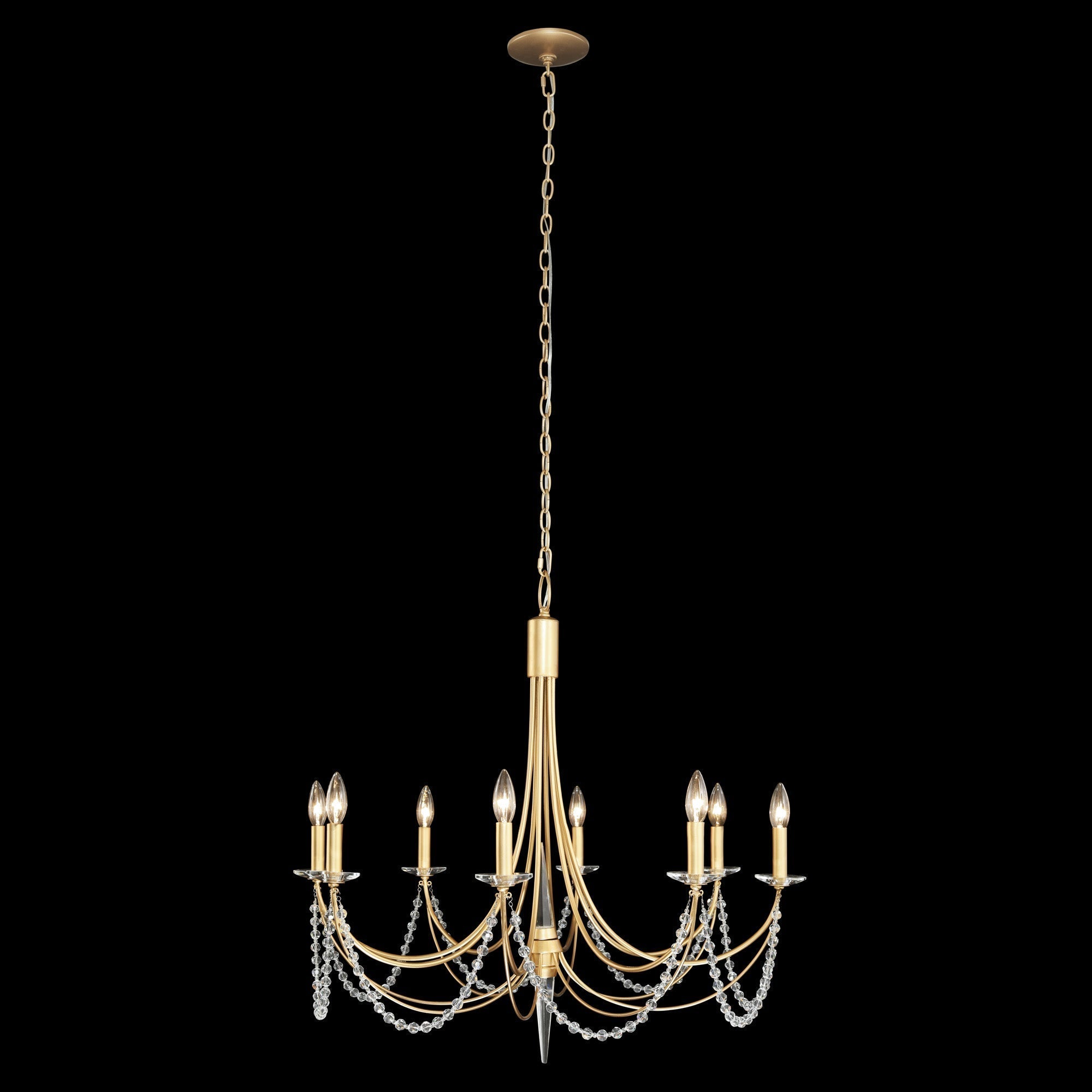 Purelux Postmodern Luxe Laiton Métal Cristal Lustre - Neutralighting