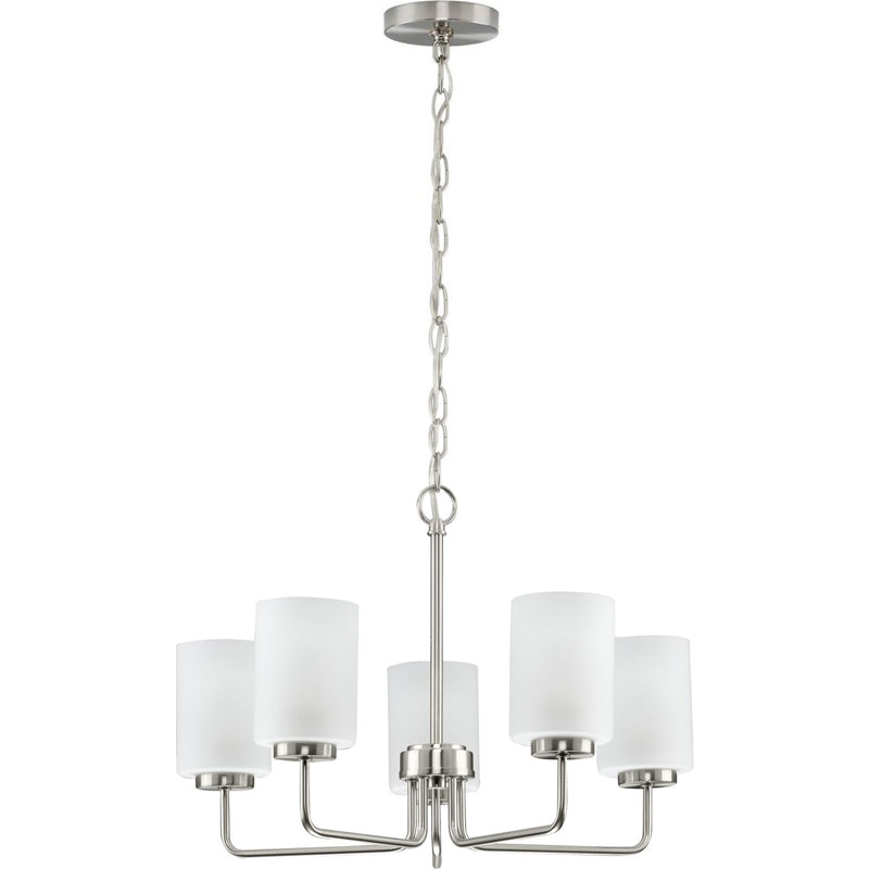 Neva Lustre Métal Noir Verre Minimaliste Moderne - Neutralighting