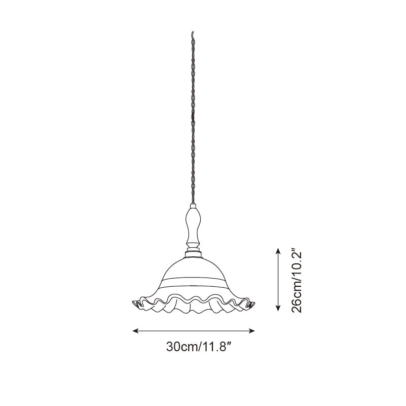 Brielle Suspension en Verre Vintage - Neutralighting