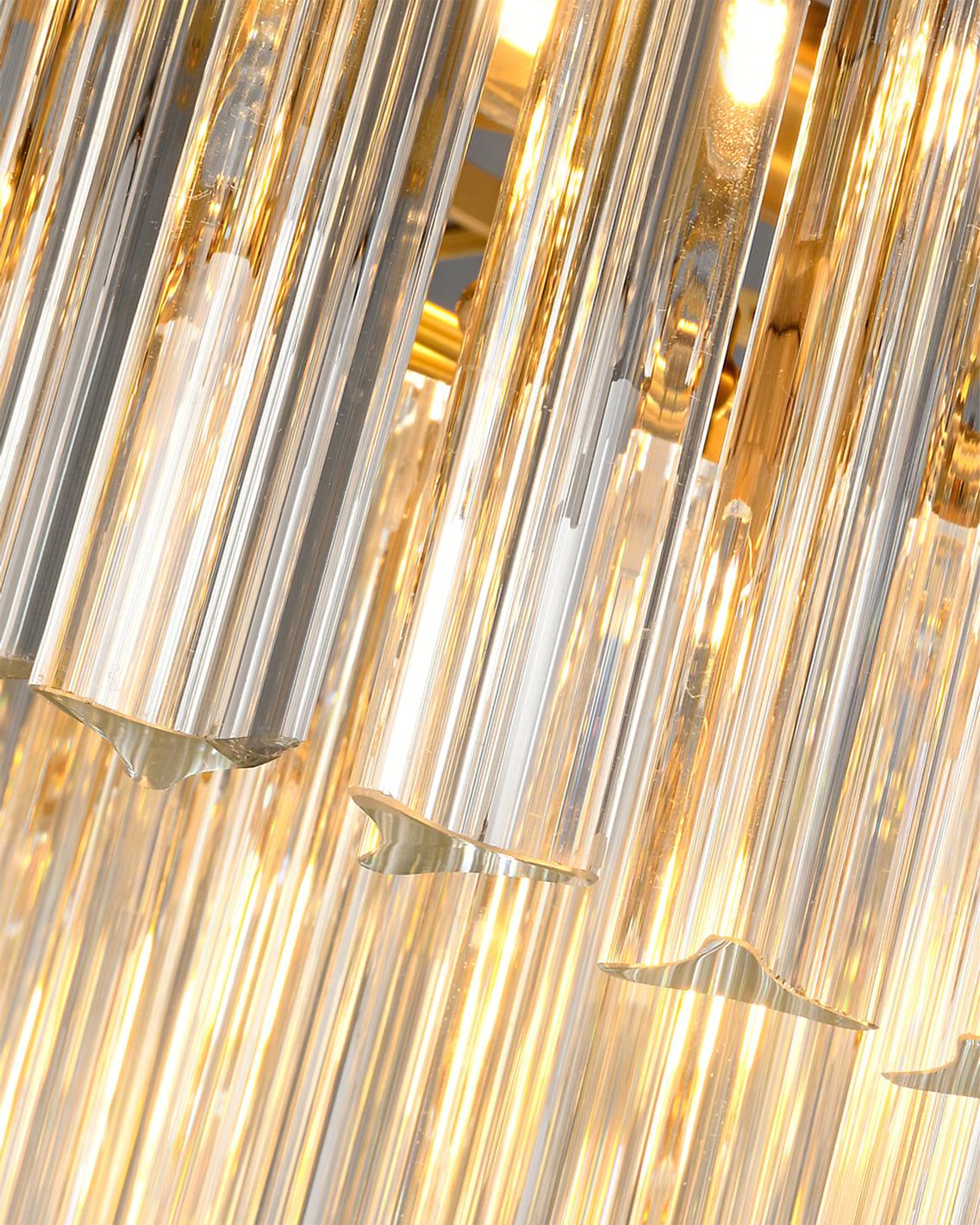 Ilsoris Lustre Postmoderne de Luxe en Cristal Brinicle - Neutralighting